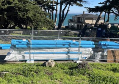 Temporary Fencing in Pacific Grove